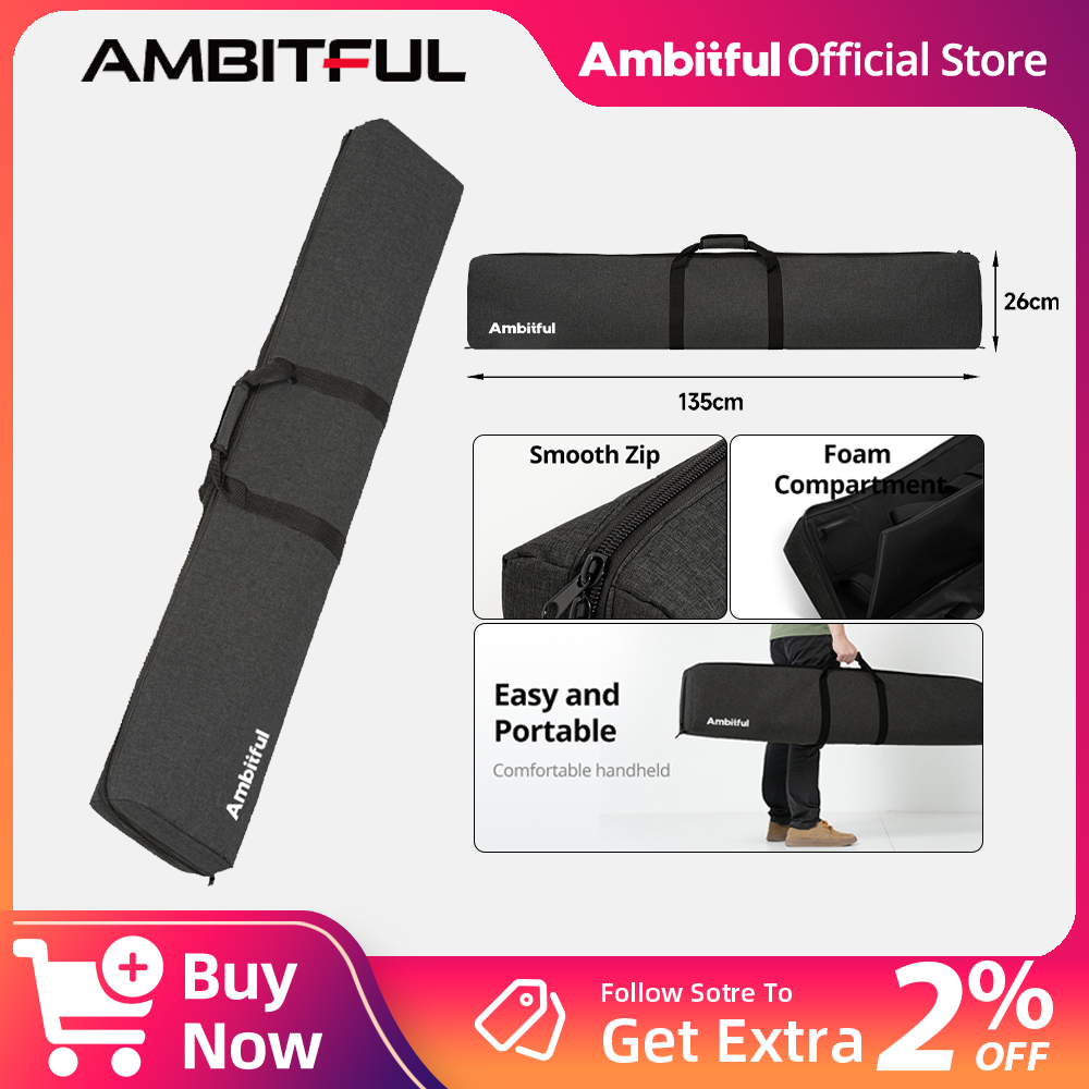 Photography Lighting Bag - AMBITFUL C-stand Çok Bölmeli Saklama Çantası