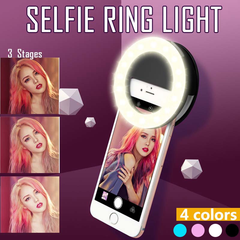 Photography Lighting Tool - LED Selfie halka ışık 3 seviye