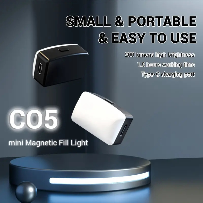 Photography Lighting Tool - Mini Manyetik LED Selfie Işık IPhone