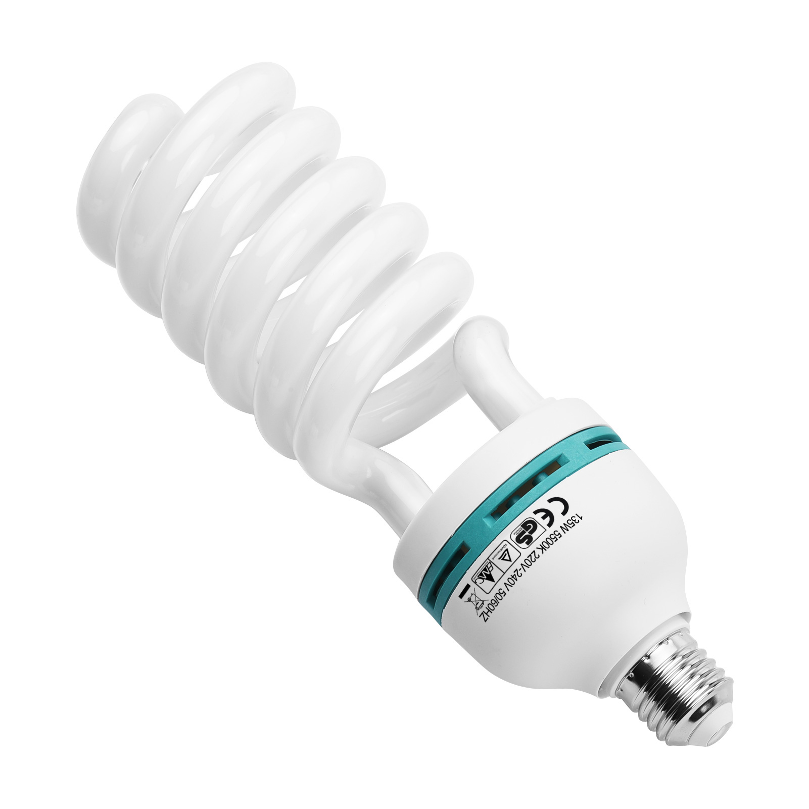 Photography Lighting Tool - Andoer Spiral floresan ampul 135W 5500K