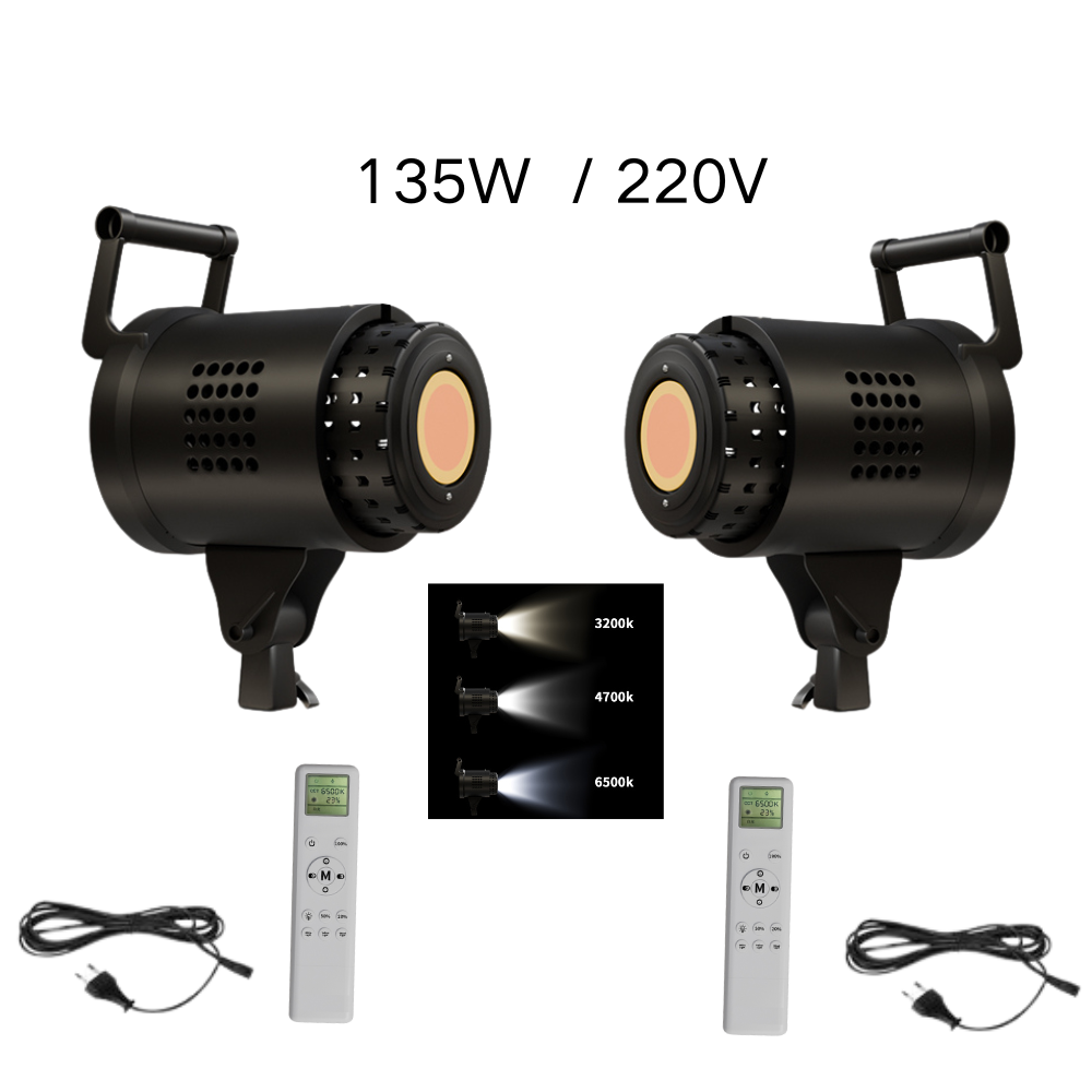 Makeup Photography Lighting - 115/135W Fotoğraf Bowens Aydınlatma LED 220V