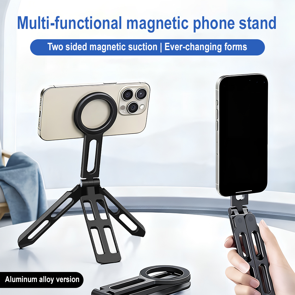 Photography With Lighting - Manyetik Telefon Tutucu Dört Eksenli 360