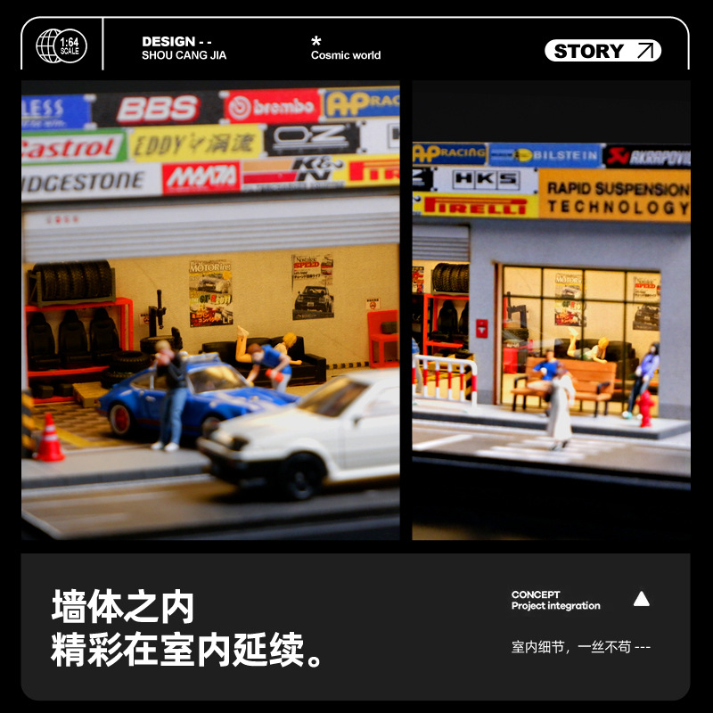 1:64 Ölçekli Japon Garaj Diora - Photography Lighting Simulator Free incelemesi ve fiyatı
