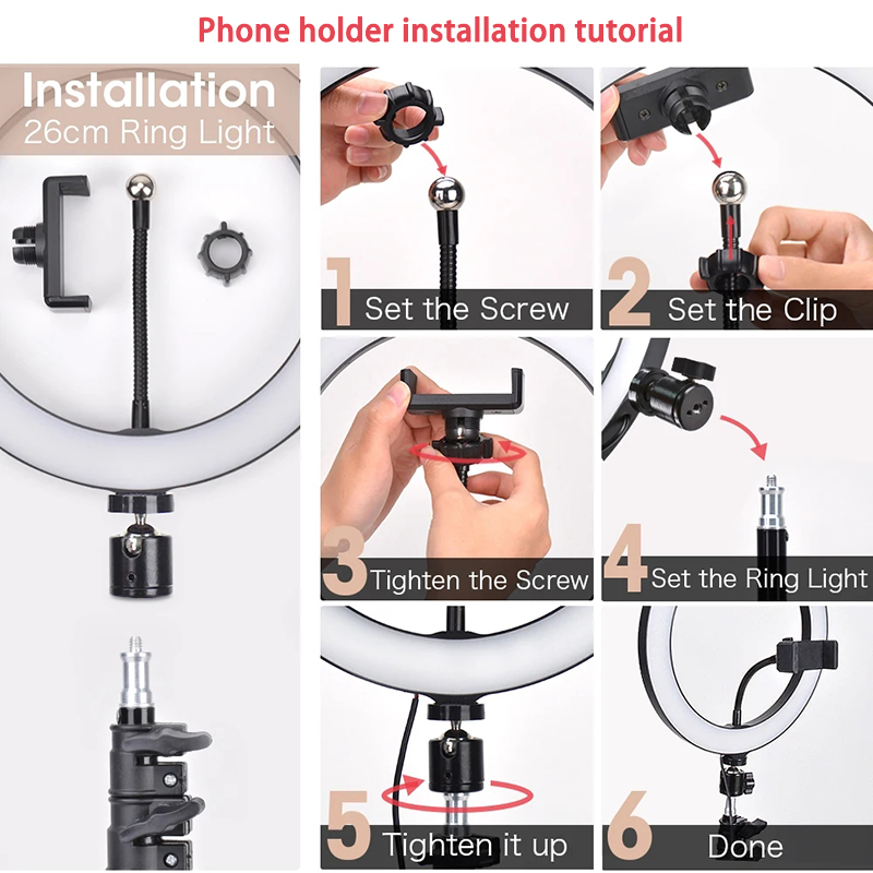 16/26/33cm Selfie Halka Işık F - Photography Lighting Tool incelemesi ve fiyatı