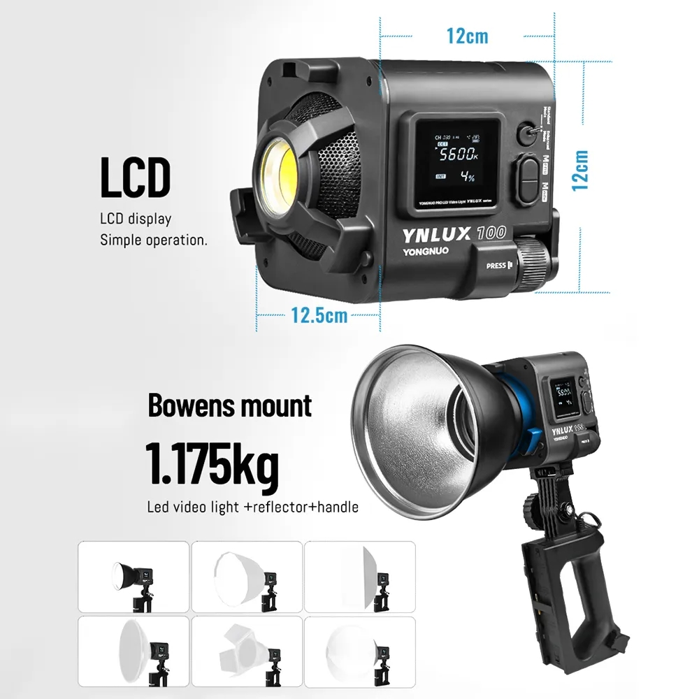 YONGNUO YNLUX100 100W 3200K-56 - Photography With Lighting incelemesi ve fiyatı