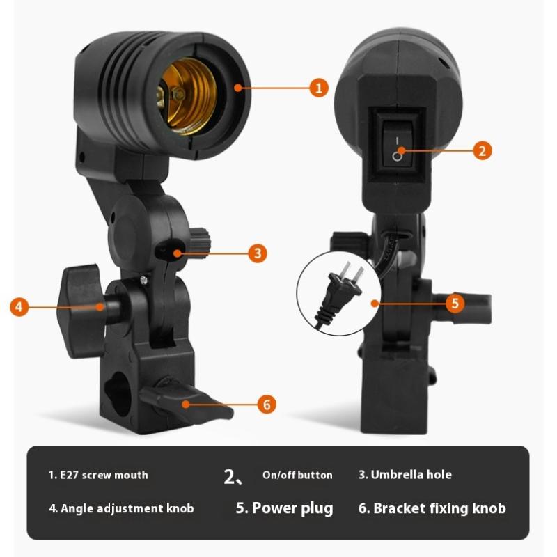 Siyah 1.8M Kablo Kablosu E27 S - Photography Lighting Tool incelemesi ve fiyatı