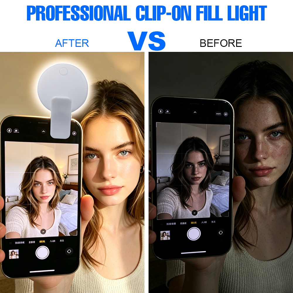 Klipsli LED Selfie Dolgu Işığı - Photography Lighting Tool incelemesi ve fiyatı