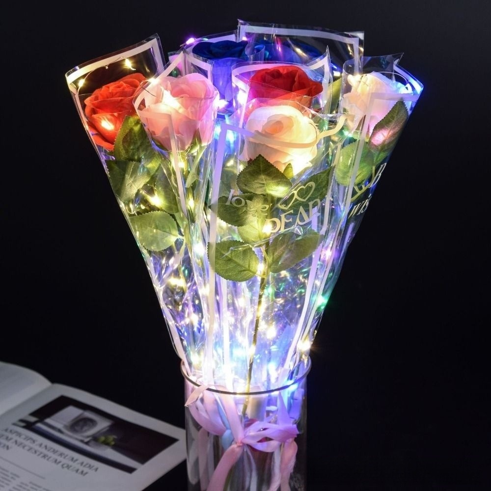 Parlayan Yapay Gül Çiçeği LED  - Photography Lighting Simulator Free incelemesi ve fiyatı