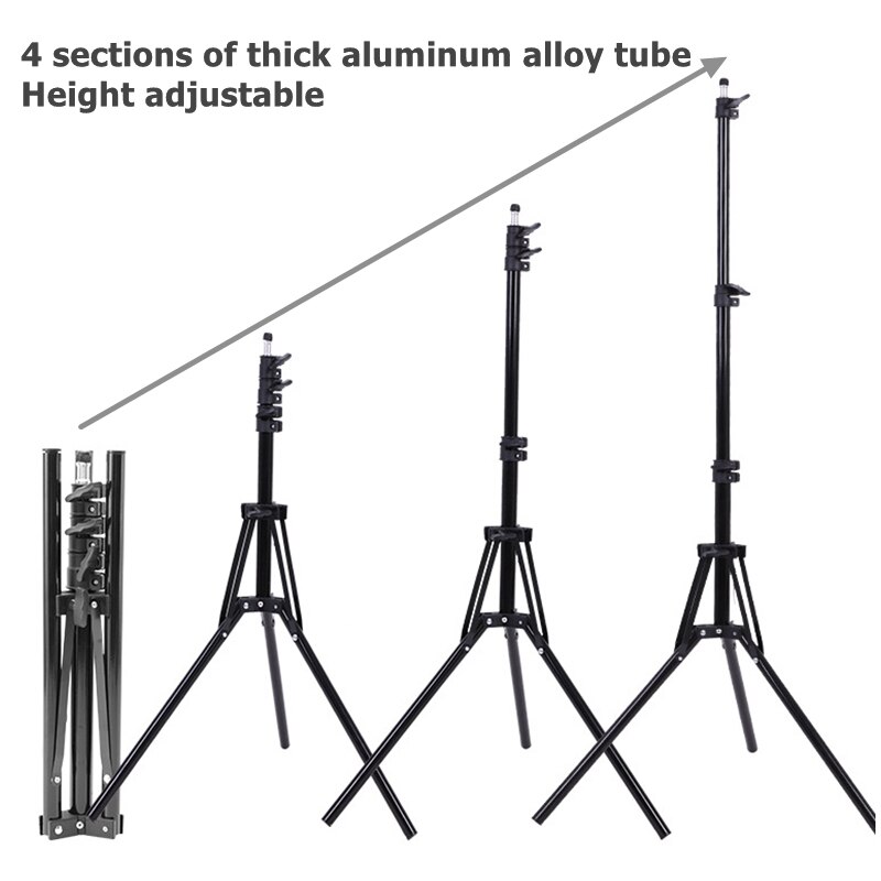 NAGNAHZ 78 ''fotoğraf aydınlat - Photography Video Lighting Kit With Adjustable Tripod Stand incelemesi ve fiyatı