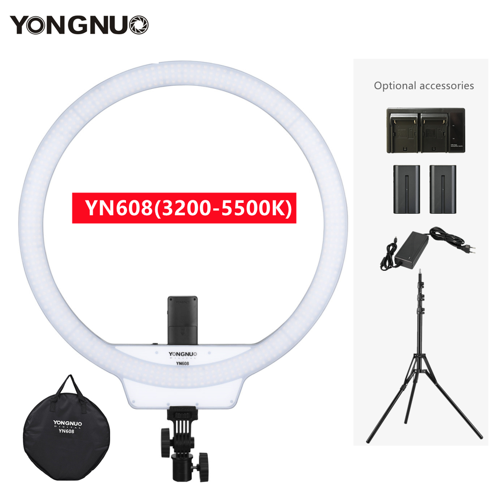 YONGNUO YN608 Stüdyo Halka LED - Photography Lighting Options incelemesi ve fiyatı