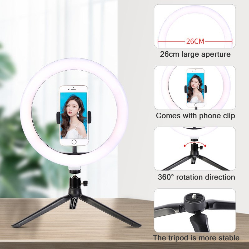 26 cm 10 inç Led Halka Selfie  - Photography Lighting Kits incelemesi ve fiyatı