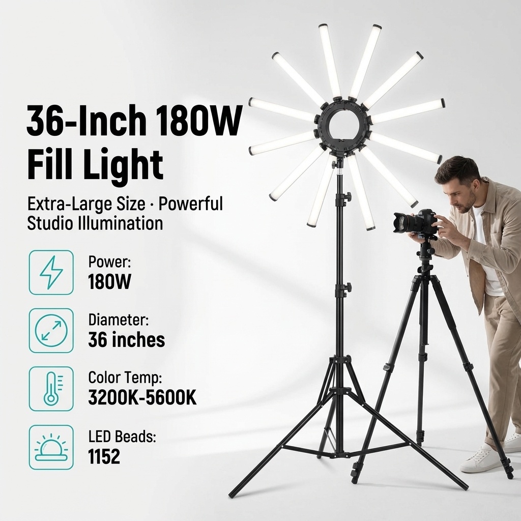 12 Kollu Çoklu Tüp Fotoğrafçıl - Photography Lighting Kits incelemesi ve fiyatı