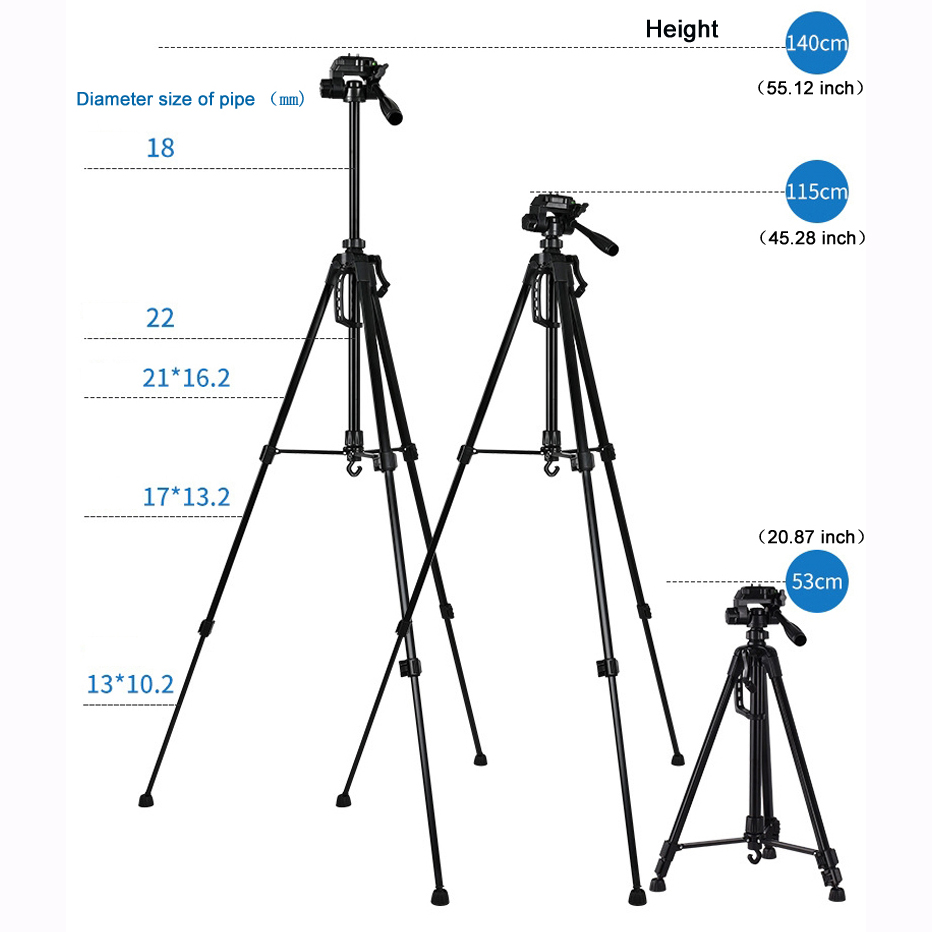 Telefon, Kamera, Dürbün, SLR T - Photography Video Lighting Kit With Adjustable Tripod Stand incelemesi ve fiyatı