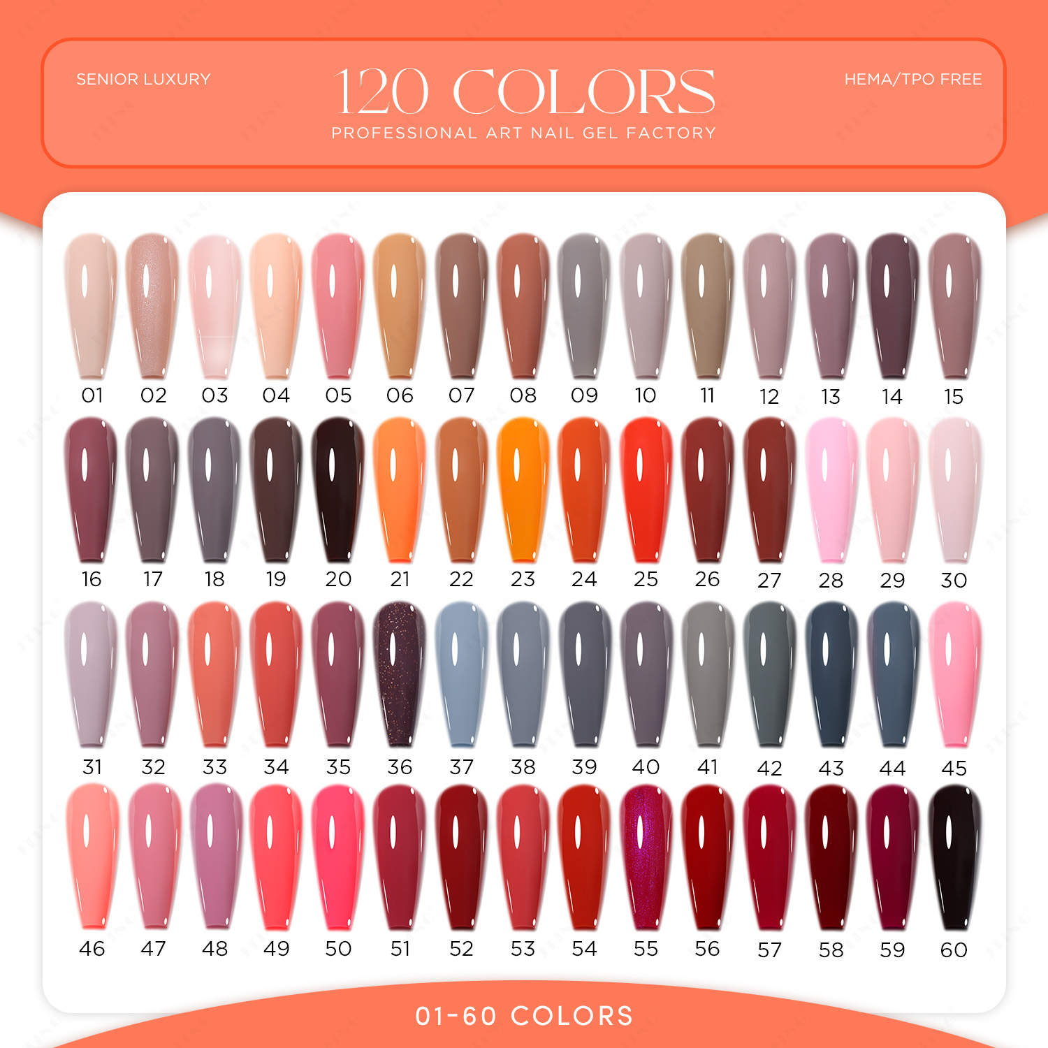 Yeni 120 Renk Serisi Oje Jel S - Coloured Gel Set incelemesi ve fiyatı