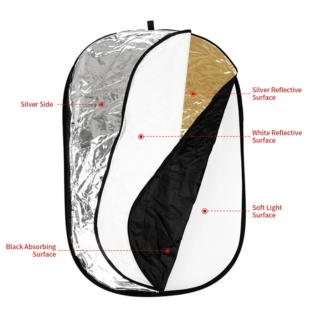 Taşınabilir 5'i 1 Arada Katlan - Photography Lighting Reflector incelemesi ve fiyatı